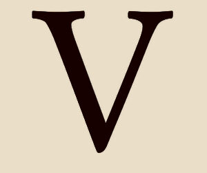 v